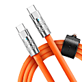 Statik TSumoCharge 100W USB-C To USB-C Charging Cable, Orange, PUP-0126-ORG-CC