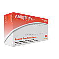 Ambitex® High-Visibility Nitrile Gloves, Medium, Orange, Box Of 100