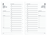 2024 TUL® Discbound Daily Planner Refill Pages, Hourly Appointment Times, Junior Size, January To December