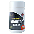 Dust Off Antistatic Monitor Wipes, Pack Of 80