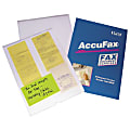 Accufax Reusable Fax Document Carriers, Letter Size, Clear, Pack Of 10