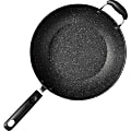 THE ROCK™ By Starfrit® Aluminum Nonstick Wok With Helping Handle, 12-1/2”, Black 1 thumbnail image