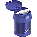 Thermos FUNtainer Stainless Steel Food Jar 10Oz - Food Storage - Dishwasher Safe - 3.7" Diameter - Purple - Stainless Steel Body 1 thumbnail image