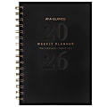 AT-A-GLANCE® Signature Lite 2026 Weekly Monthly Planner, Black, Small, 5 1/2" x 8 1/2" 1 thumbnail image