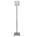 Mount-It! MI-1210S Home Theater Speaker Stands, 27-7/16”H x 8”W x 2-1/2”D, Silver, Set Of 2 Stands 1 thumbnail image
