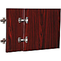 Lorell® Essentials Series Hutch Door, For 36"W Wall Mount Open Hutch, Mahogany