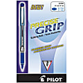 Pilot® Precise Grip™ Liquid Ink Rollerball Pens, Extra Fine Point, 0.5 mm, Blue Metallic Barrel, Blue Ink, Pack Of 12 Pens 1 thumbnail image