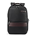 Samsonite® Kombi Slim Laptop Backpack, Black/Brown