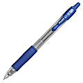 Pilot G2 Retractable Gel Pens, Ultra Fine Point, 0.38 mm, Clear Barrels, Blue Ink, Pack Of 12 1 thumbnail image
