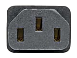 Eaton Tripp Lite Series IEC C8 to IEC C13 Power Cord Adapter - 10A, 125V, Black - Power connector adapter - P003000 1 thumbnail image