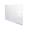 Ghent Aria Non-Magnetic Dry-Erase Whiteboard, Glass, 48” x 60”, White