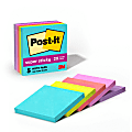 Post-it® Super Sticky Notes, 3 in x 3 in, 5 Pads, 90 Sheets/Pad, 2x the Sticking Power, Supernova Neons Collection 1 thumbnail image