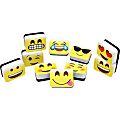Ashley® Emojis Mini Whiteboard Erasers, 2" x 1.25", Multicolor, Pack Of 10