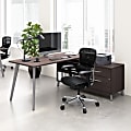 WorkPro® Motiva 72"W Modern Corner Desk With Drawers And Shelves, Storm Gray, Standard Delivery 1 thumbnail image