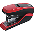 MAX HD-55FL Half-strip Stapler - 35 of 80g/m² Paper Sheets Capacity - 100 Staple Capacity - Half Strip - 24/6mm, 26/6mm Staple Size - 1 Each - Red, Black