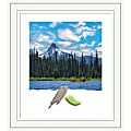 Amanti Art Rectangular Wood Picture Frame, 25” x 29” With Mat, Craftsman White 1 thumbnail image