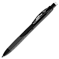 Zebra® Erase-Away™ Retractable Ballpoint Pens, 0.8 mm, Fine Point, Black Barrel, Black Ink, Pack Of 12 1 thumbnail image