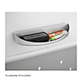 Safco® Rumba™ Eraser Tray For Double-Sided Whiteboard/Collaboration Screen, 3 1/2"H x 12 1/4"W x 2 1/4"D, Gray 1 thumbnail image