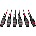 Tripp Lite by Eaton MTP/MPO Multimode Base-8 Trunk Cable, 24-Strand, 40GB/100GB, 40/100GBASE-SR4, OM4 Plenu - N85811M3X8MG 1 thumbnail image