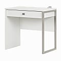 South Shore Interface 31"W Computer Desk With 1 Drawer, Pure White