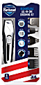 Barbasol Rechargeable 7-Piece All-In-1 Men's Grooming Kit, Black