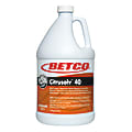 Betco® Citrusolv™ 40 Heavy-Duty Solvent Degreaser, Citrus Scent, 128 Oz Bottle, Case Of 4