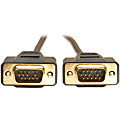 Eaton Tripp Lite Series VGA Monitor Cable, 640x480 (HD15 M/M), 10 ft. (3.05 m) - VGA cable - HD-15 without pin 9 (M) to H - P512010 1 thumbnail image
