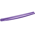 Fellowes® Gel Crystals Wrist Rest, 1"H x 19.31"W x 2.31"D, Purple