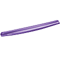 Fellowes® Gel Crystals Wrist Rest, 1"H x 19.31"W x 2.31"D, Purple 1 thumbnail image