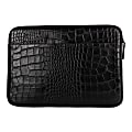 Bugatti Vegan Leather Laptop Sleeve With 14" Laptop Compartment, Black 1 thumbnail image