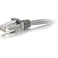 C2G 15ft Cat6a Snagless Unshielded (UTP) Network Patch Ethernet Cable-Gray - Category 6a for Network Device - RJ-45 Male - RJ-45 Male - 10GBase-T - 15ft - Gray