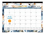 Blue Sky™ Flint Monthly Desk Pad Calendar, 22" x 17", July 2020 To June 2021, 119291    1 thumbnail image