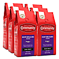 Community Coffee Arabica Ground Coffee, New Orleans Blend, 12 Oz Per Bag, Carton Of 6 Bags 1 thumbnail image