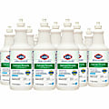Clorox Healthcare Pull-Top Hydrogen Peroxide Cleaner Disinfectant - Ready-To-Use Liquid - 32 fl oz (1 quart) - 276 / Bundle - Clear