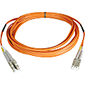 Tripp Lite 3M Duplex Multimode 50/125 Fiber Optic Patch Cable LC/LC 10' 10ft 3 Meter - LC Male - LC Male - 9.84ft
