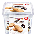 Pepperidge Farm Double Dark Chocolate Milano Cookies, 0.98 Oz, Box Of 24 Packs 1 thumbnail image