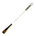 Princeton Series 4050 Heritage Synthetic Sable Watercolor Short-Handle Paint Brush, 1/2", Wash Bristle, Sable Hair, Red 1 thumbnail image