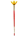 Princeton Series 4050 Heritage Synthetic Sable Watercolor Short-Handle Paint Brush, Size 4, Fan Bristle, Sable Hair, Red 1 thumbnail image
