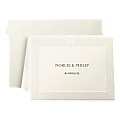 First Base Overtures Embossed Note Cards With Envelopes, 5 1/2" x 4 1/4", 30% Recycled, Ivory, Pack Of 40 1 thumbnail image