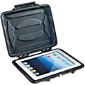 Pelican HardBack 1065CC Carrying Case for 10" Apple iPad Tablet - Black - Crush Proof, Dust Proof - Plush Interior Material - 9.3" Height x 10.9" Width x 1.2" Depth