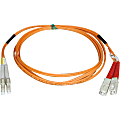 Tripp Lite 5M Duplex Multimode 50/125 Fiber Optic Patch Cable LC/SC 16' 16ft 5 Meter, N51605M 1 thumbnail image