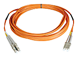 Eaton Tripp Lite Series Duplex Multimode 50/125 Fiber Patch Cable (LC/LC), 2M (6 ft.) - Patch cable - LC multi-mode (M) to LC multi-mode (M) - 2 m - fiber optic - duplex - 50 / 125 micron - orange