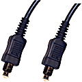 Steren Optical Digital Audio Cable - 50 ft Fiber Optic Audio Cable for Audio Device - First End: 1 x Toslink Digital Audio - Male - Second End: 1 x Toslink Digital Audio - Male - Patch Cable - Blue 1 thumbnail image