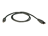 Eaton Tripp Lite Series USB 2.0 A to B Cable (M/M), 3 ft. (0.91 m) - USB cable - USB (M) to USB Type B (M) - USB 2.0 - 3 ft - black