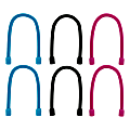 Ativa™ Flexible Silicone Ties, 6", Assorted, Pack Of 6, 27453 1 thumbnail image
