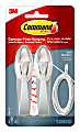 Command Cord Bundlers, 2-Command Bundlers, 3-Command Strips, Damage-Free Hanging for Christmas Decor, Gray 1 thumbnail image