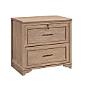 Sauder® Rollingwood 31-1/2"W x 20"D Lateral 2-Drawer Locking File Cabinet, Brushed Oak 1 thumbnail image