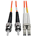 Eaton Tripp Lite Series Duplex Multimode 62.5/125 Fiber Patch Cable (LC/ST), 1M (3 ft.) - Patch cable - N31801M 1 thumbnail image