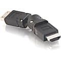 C2G 360° Rotating HDMI Male to HDMI Female Adapter - HDMI rotating adapter - HDMI male to HDMI female - black 1 thumbnail image