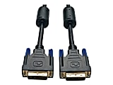 Eaton Tripp Lite Series DVI Dual Link Cable, Digital TMDS Monitor Cable (DVI-D M/M), 10 ft. (3.05 m) - DVI cable - DVI-D (M) to DVI-D (M) - 10 ft - molded - black